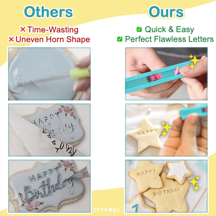 Alphabet Cookie Stamp Set - FREE TODAY ONLY